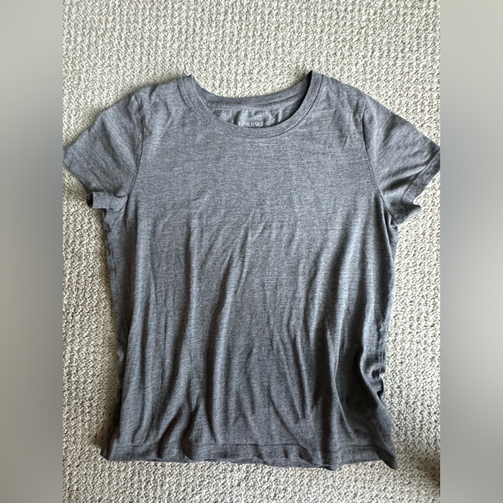 J. Crew Heather Gray Short Sleeve Tee
